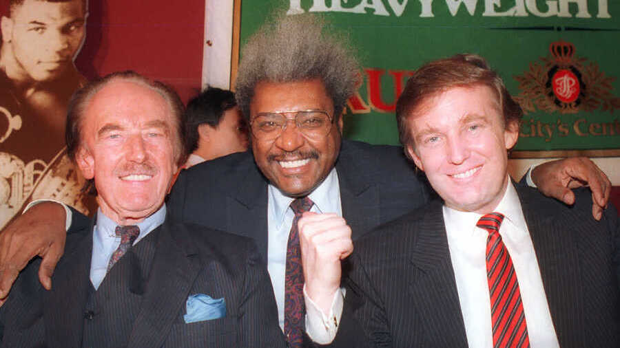 Donald Trump, Fred Trump y Don King